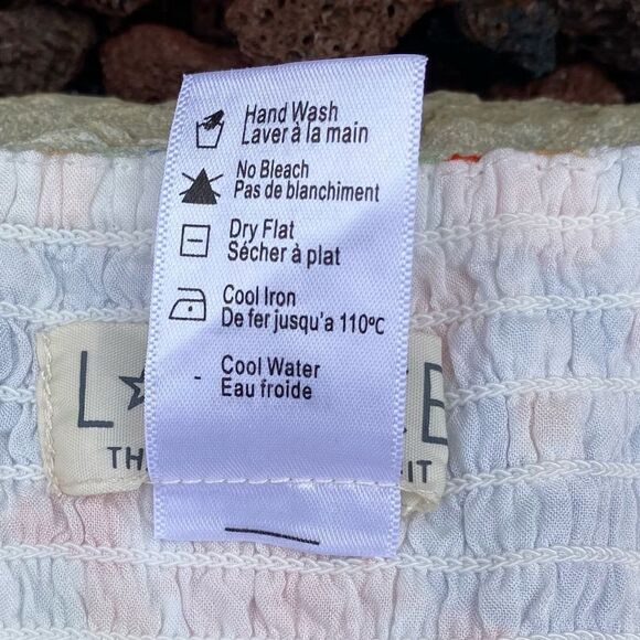 L'Space Farryn Floral Crop Top. Size Small.  VGUC. Beach Summer Vacation Boho - Picture 6 of 6